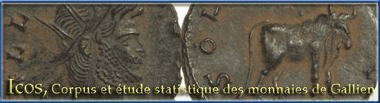 Corpus et étude statistique des monnaies de Gallien